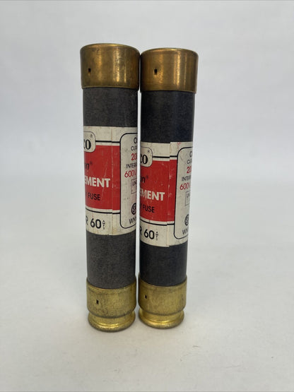 CEFCO CRS-R60 DUAL ELEMENT TIME DELAY CLASS RK5 60AMP 600VAC FUSE (LOT OF 2)
