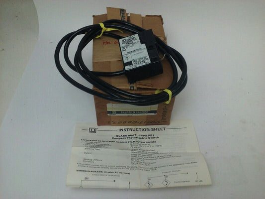SQUARE D CLASS 9007 TYPE PE1EAND 9007-PE1EAND COMPACT PHOTOELECTRIC SWITCH