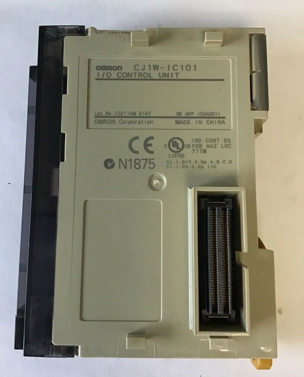 OMRON CJ1W-IC101 I/O CONTROL UNIT