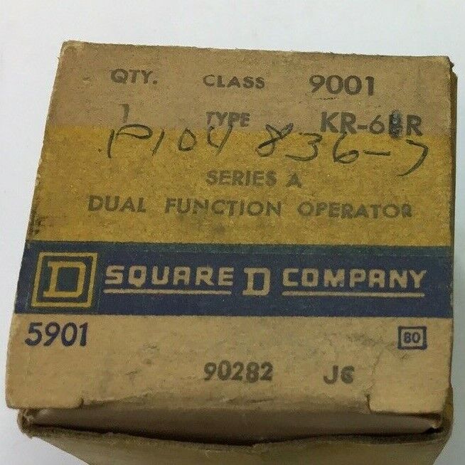 SQUARE D 9001 KR-6BR SERIES A DUAL FUNCTION OPERATOR