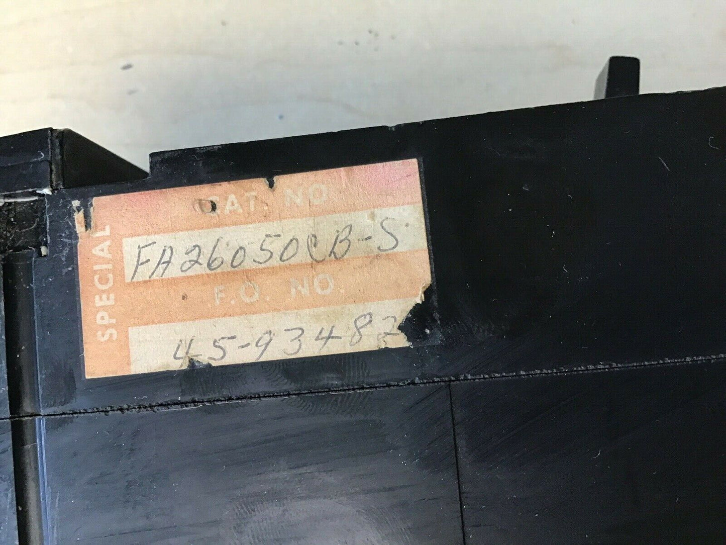 SQUARE D FA26050CB-S CIRCUIT BREAKER 50A 2POLE 600VAC 250VDC