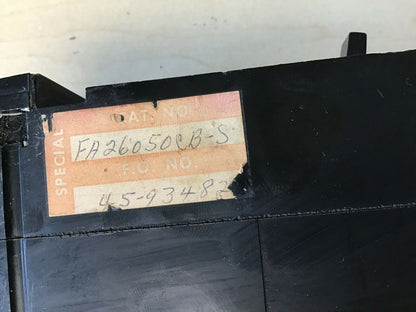SQUARE D FA26050CB-S CIRCUIT BREAKER 50A 2POLE 600VAC 250VDC