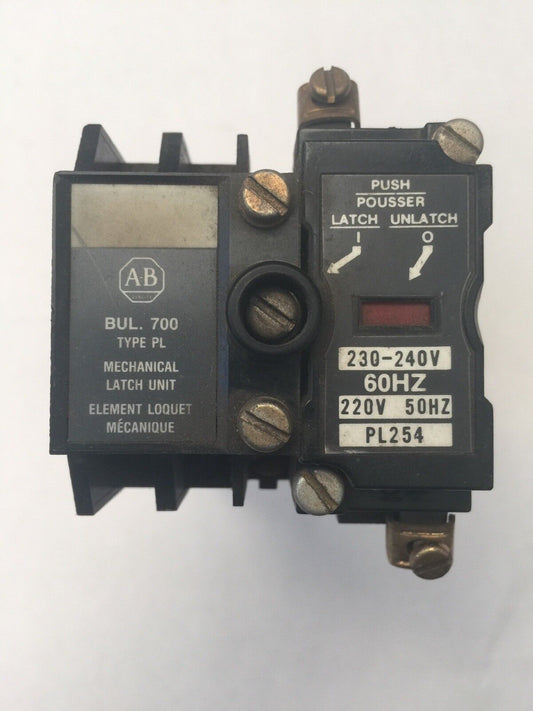 ALLEN BRADLEY 700-PL400A2 SER C AC RELAY W/ 700-PLLA2 700-P400A2 PA254 PL254