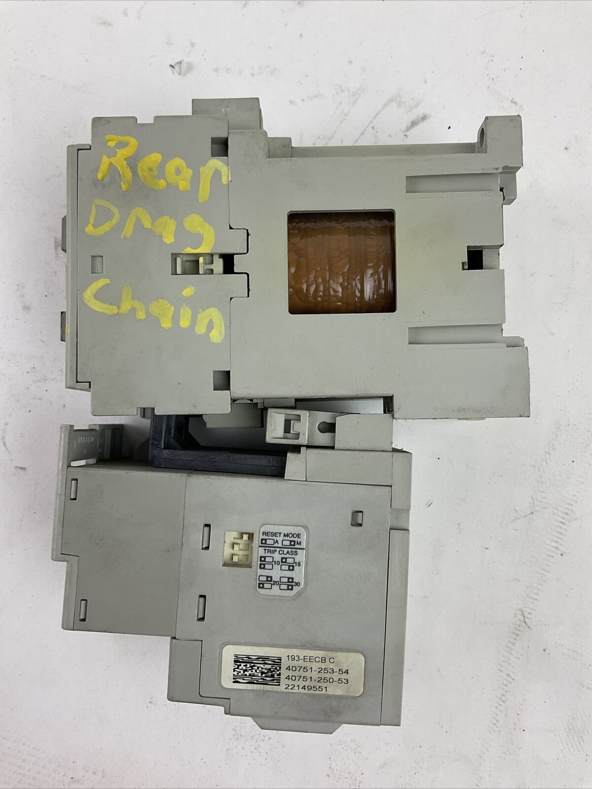 ALLEN BRADLEY STARTER (100-C12D*10 COIL 24VDC + 193-EECB 1.0-5.0A)