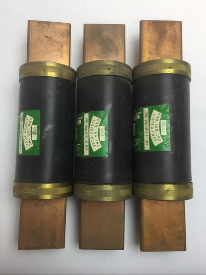 CEFCO 500 RENEWABLE FUSE 500AMP 250VAC (LOT OF 3)