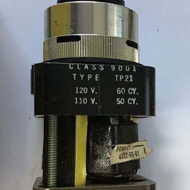 SQUARE D 9001 TP-21 OILTIGHT PILOT LIGHT 120V-110V 60/50CY