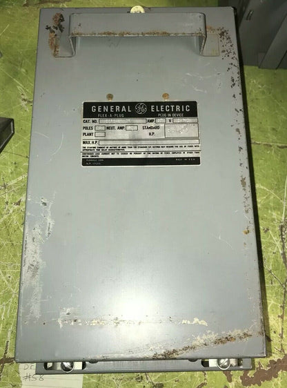 GE DFPC421DH FUSIBLE BUS PLUG SWITCH 4P 30A 240V W/ DH1P42 4P 30-60A FLEX A PLUG