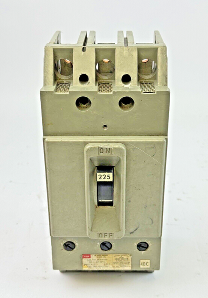 FPE - HFJ631225 - MAGNETIC TRIP CIRCUIT BREAKER - 225 A, 3 POLE, 600 VAC