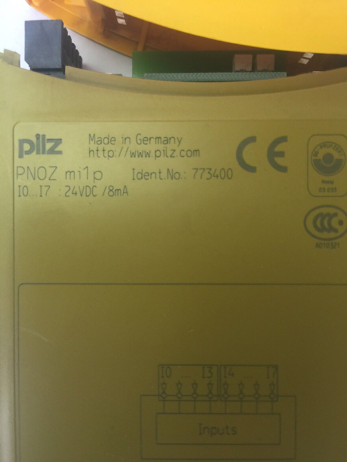 PILZ PNOZ mi1p SAFETY RELAY 24VDC / 8mA EXPANSION MODULE