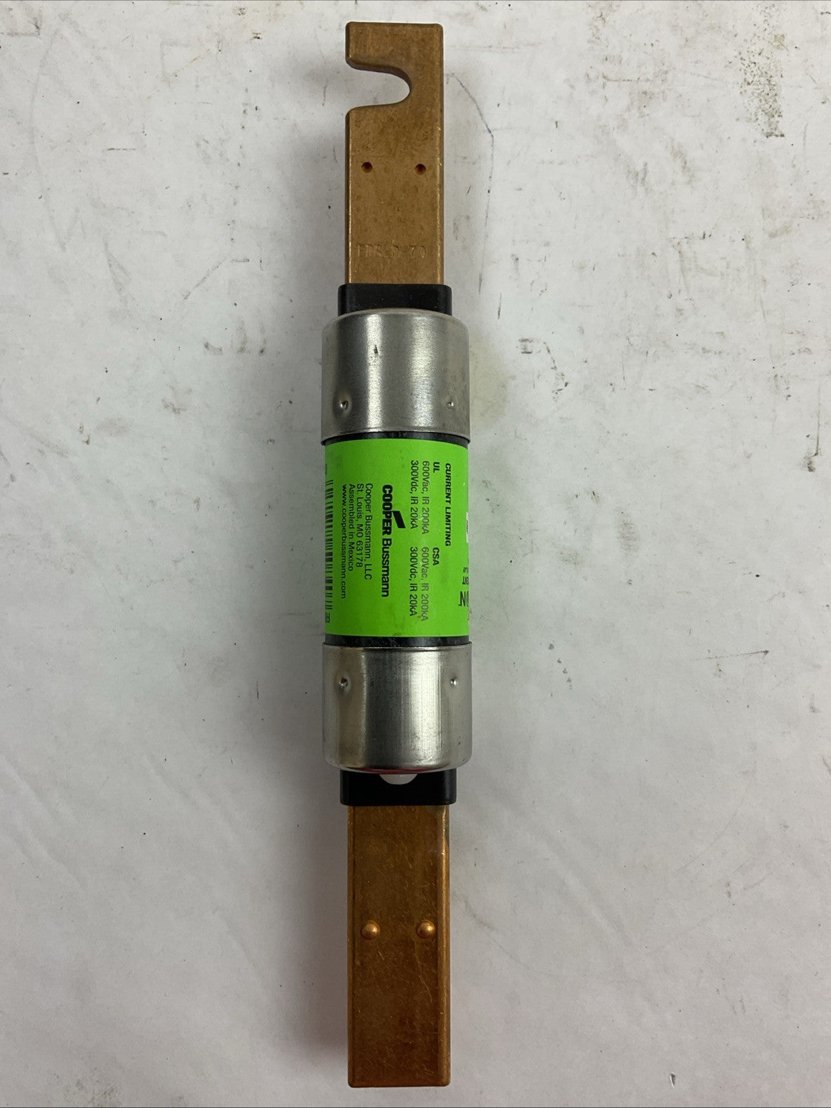 FUSETRON FRS-R-70 600VAC 300VDC 70AMP ENERGY EFFICIENT CLASS RK5 FUSE