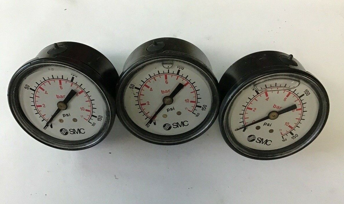 SMC GAUGE 160PSI ***LOTOF 3***