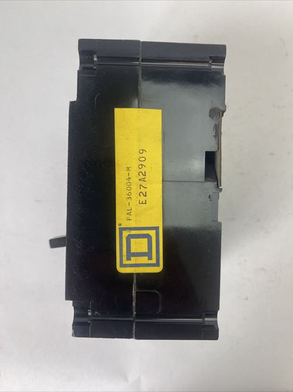 SQUARE D FAL36004M CIRCUIT BREAKER 4AMP 600VAC 3POLE