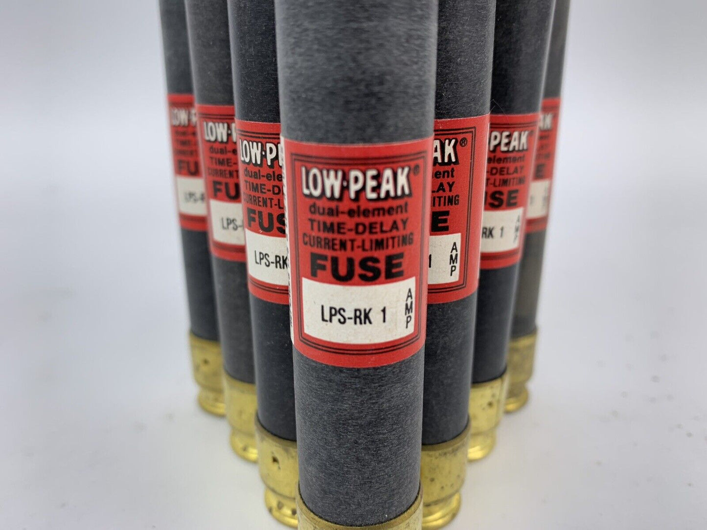 Bussmann Low-Peak Dual Element LPS-RK 1 1A 600V Fuse "Lot of 10"