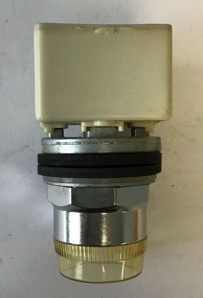 SQUARE D 9001K1L-1 ILL. PUSH BUTTON 120V SER.F CLEAR CAP