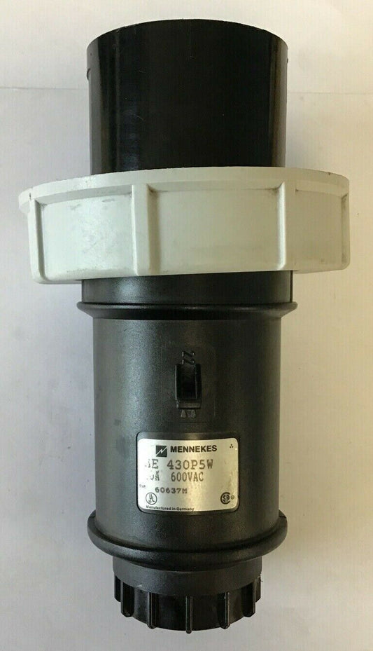 MENNEKES 430P5W 600VAC PLUG RECEPTACLE