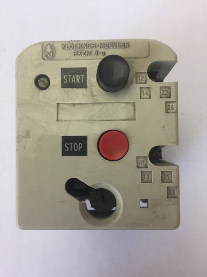 KLOCKNER MOELLER PKZM 3-6,3-U-NA 600V-AC 40HP MANUAL MOTOR STARTER 3.5-6.0A