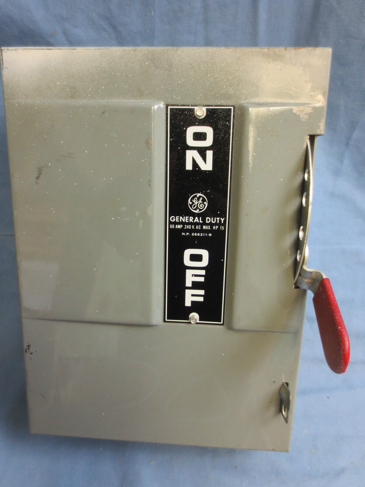 GENERAL ELECTRIC TG3222 GENERAL DUTY SAFETY SWITCH - 60A, 240V