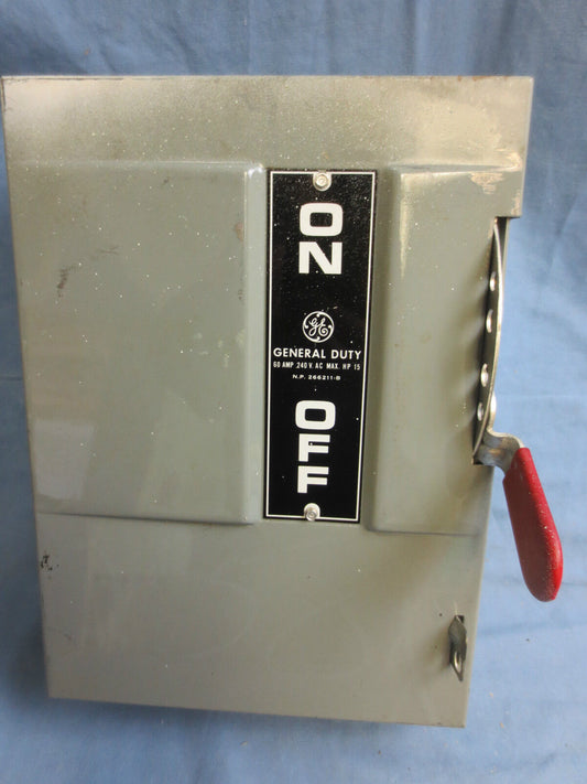 GENERAL ELECTRIC TG3222 GENERAL DUTY SAFETY SWITCH - 60A, 240V