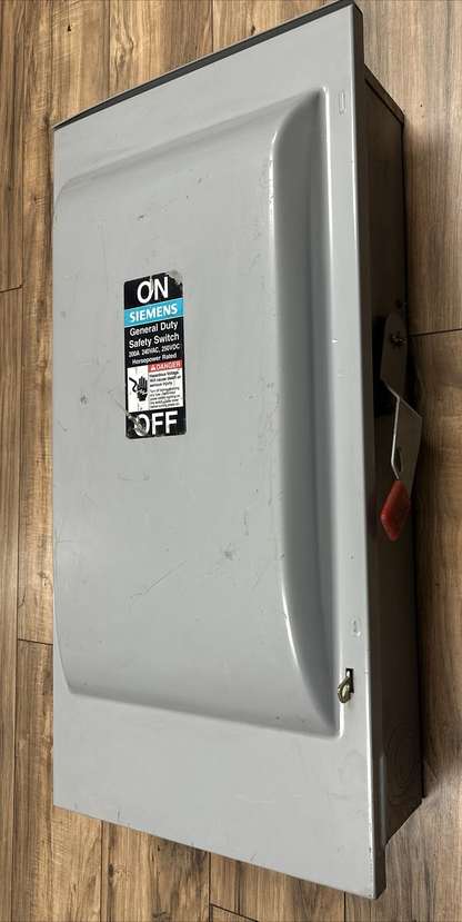 SIEMENS GNF324R TYPE VB II 200A 240VAC 3PH 60HP 240VDC 40HP TYPE 3R NON-FUSIBLE