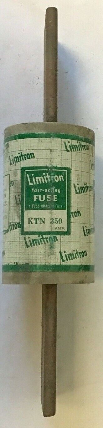 BUSSMANN LIMITRON KTN 350 FAST ACTING FUSE 250VAC CLASS K1