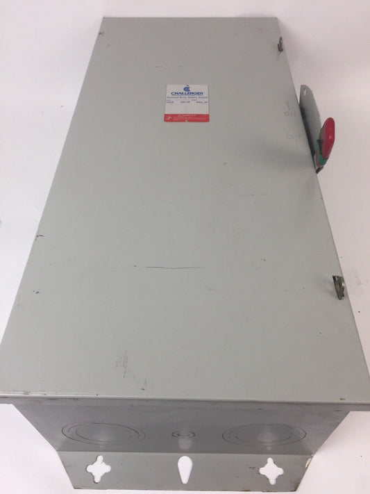 CHALLENGER GD324NFC 200 AMP 240 VAC 3 POLES TYPE 1 NON FUSIBLE GENERAL DUTY