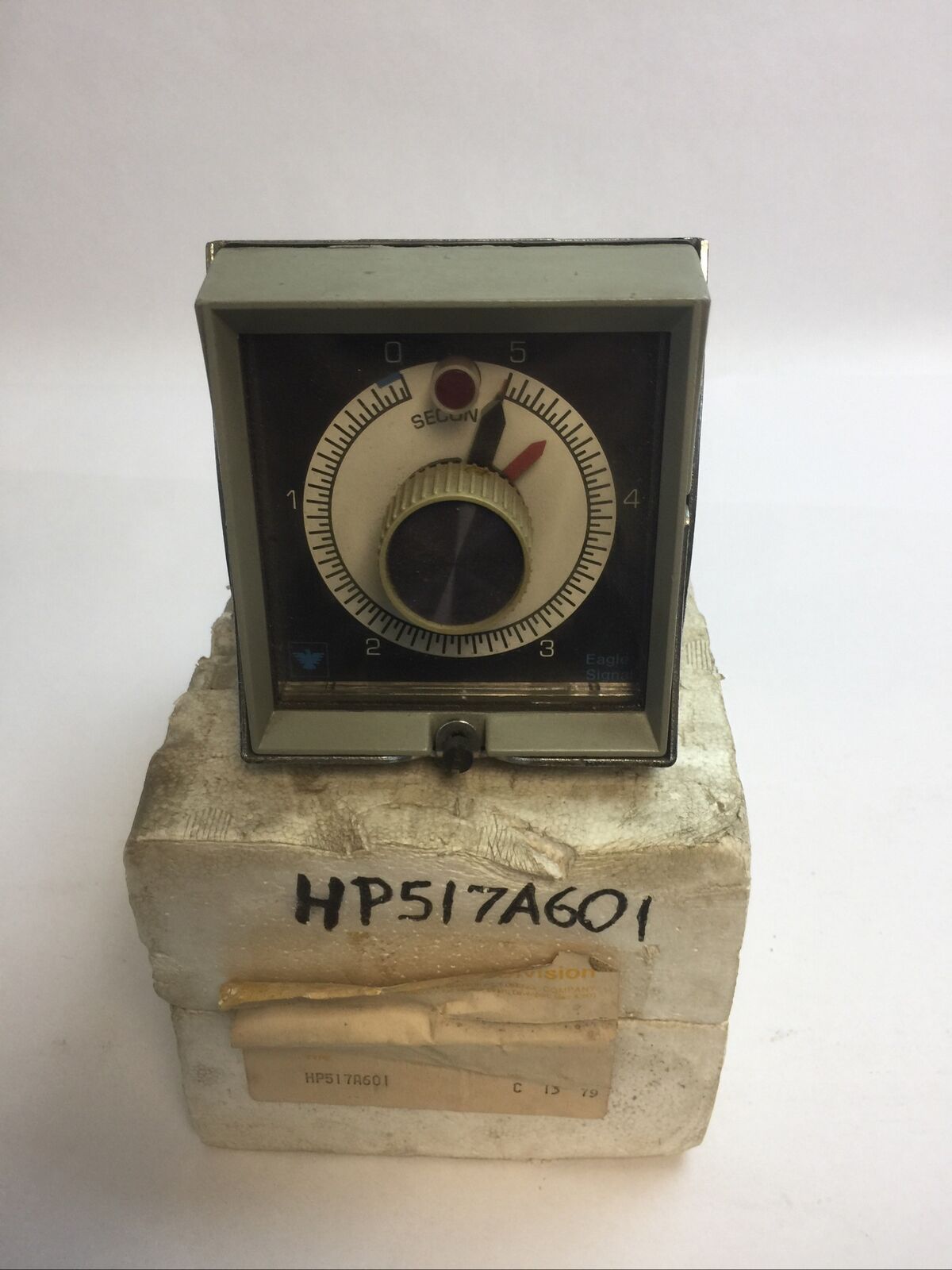 EAGLE SIGNAL HP517A601 TIMER 120VAC 10A 0-5SECONDS