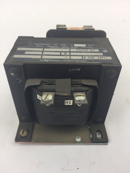 ALLEN BRADLEY 1497-N15 CONTROL CIRCUIT TRANSFORMER .130 KVA 208V 60HZ 120V 60HZ