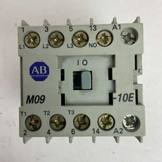 ALLEN BRADLEY 100-MO9N*3 SER A 600VAC 12A 3PH 5HP CONTACTOR 230-240V 60HZ COIL