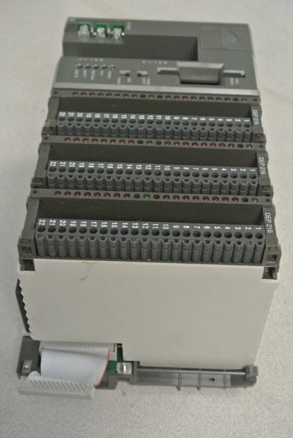 MODICON PC-A984-141 CPU + DEP216 INPUT MODULES (3) + DTA 200/AS-HDTA-200 SUBRACK