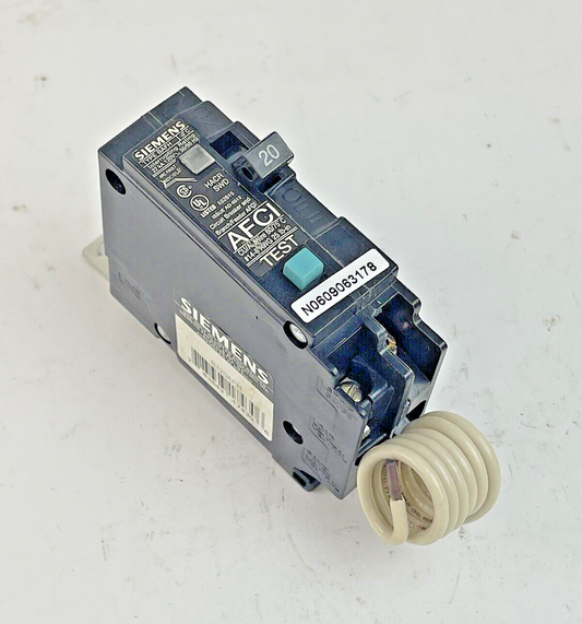 SIEMENS -  B120AFH - CIRCUIT BREAKER & BRANCH FEEDER - 20A/ 1 POLE/ 120 VAC -NEW