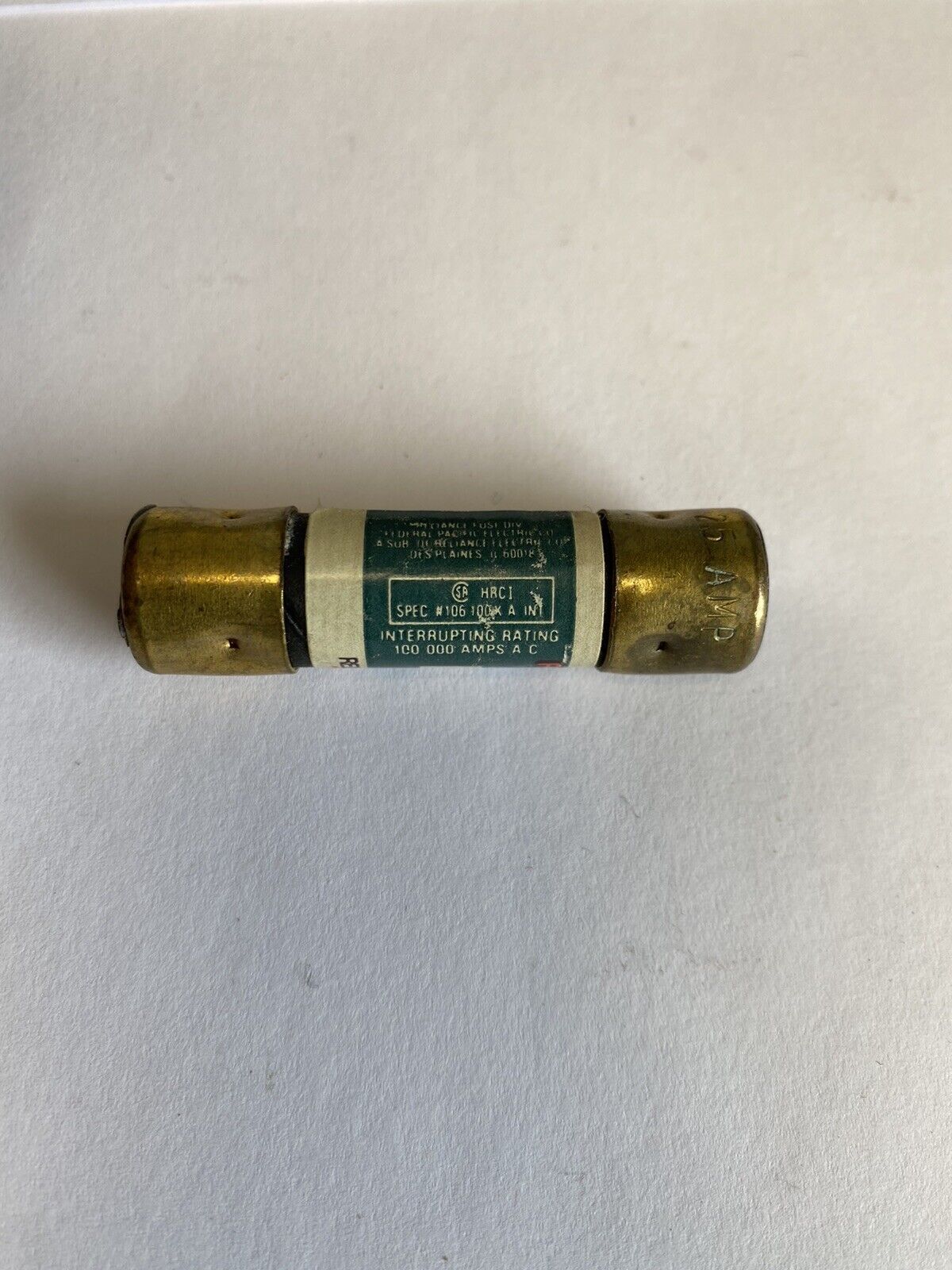 Reliance KON25 25A 250V Fuse "Lot of 5"