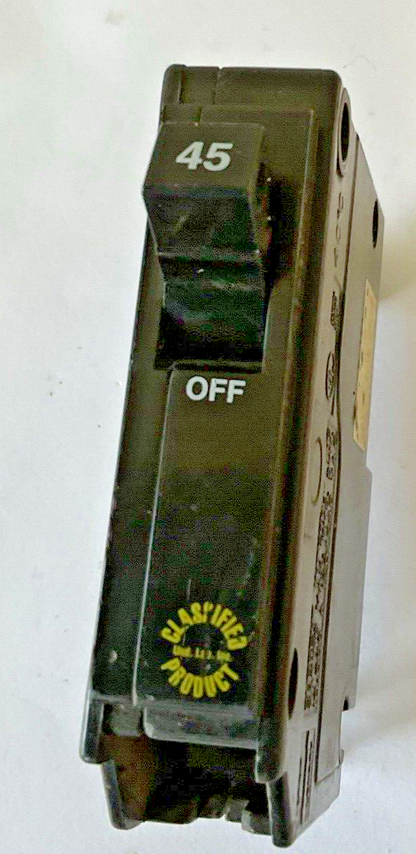 EATON CHQ1045 CIRCUIT BREAKER 45A 120/240VAC 1POLE