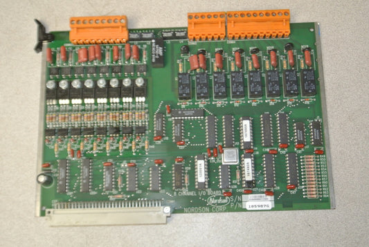 NORDSON 105987G / 8 CHANNEL I/O BOARD / CIRCUIT BOARD