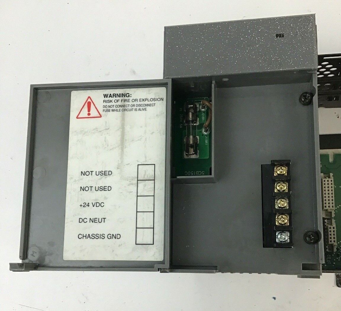ALLEN BRADLEY 1746-P3 POWER SUPPLY SER.A  W/ 1746-A10 10 SLOT RACK