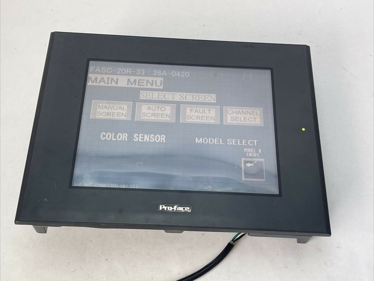 PRO-FACE 3180021-01 TOUCH PANEL 100-240VAC 50/60HZ 2980020-01