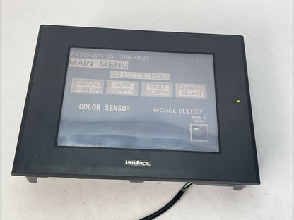 PRO-FACE 3180021-01 TOUCH PANEL 100-240VAC 50/60HZ 2980020-01