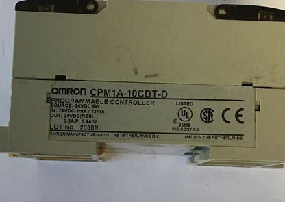 OMRON CP1A-10CDT-D PROGRAMMABLE CONTROLLER 24VDC 6W