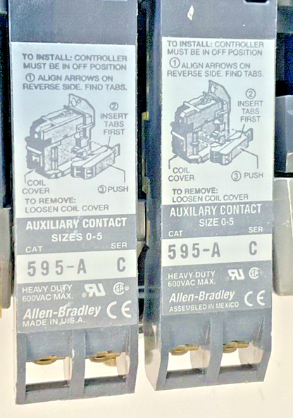 ALLEN-BRADLEY 509-C0D STARTER SER.B SIZE2 25HP W/115-120V COIL