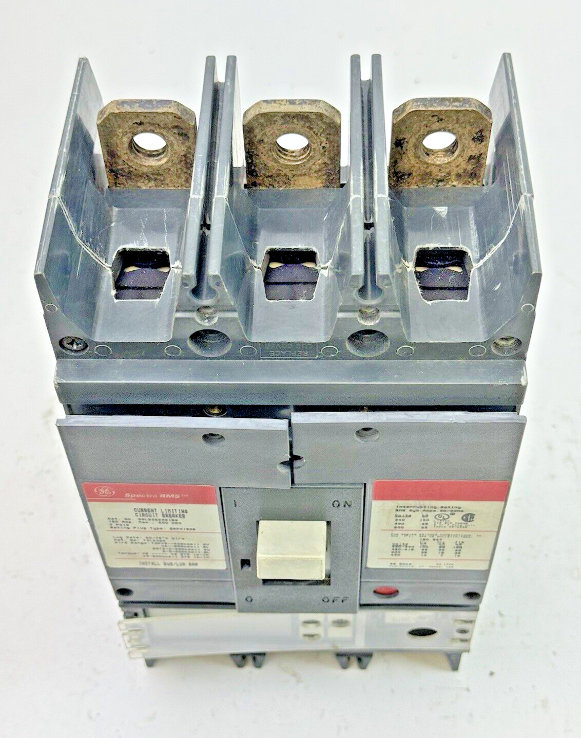 GE - SGLB36BA0150 - CIRCUIT BREAKER - 3 POLE/600 VAC/150A - W/ 100 A RATING PLUG
