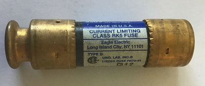 EAGLE R640 FUSE TIME DELAY FUSE 15A 250V 125VDC RK5 ****LOTOF7****