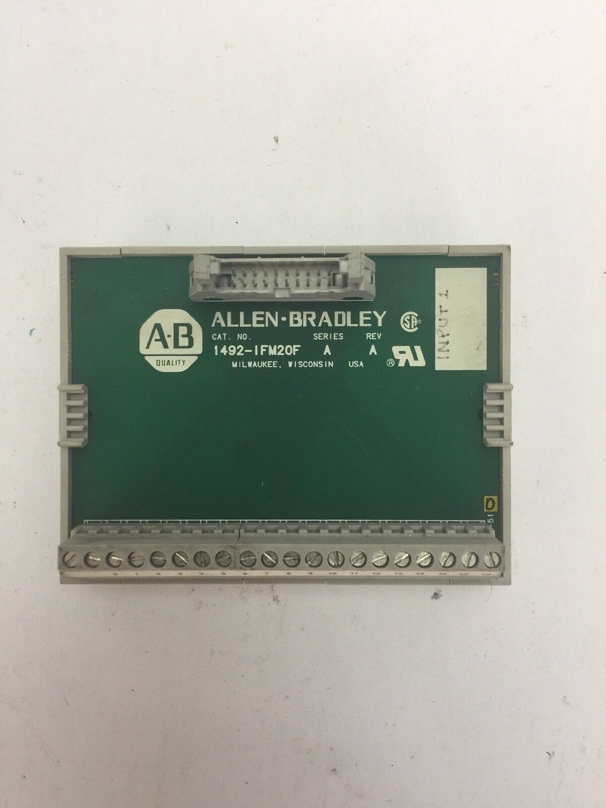 ALLEN BRADLEY 1492-IFM20F INTERFACE MODULE SER A REV A