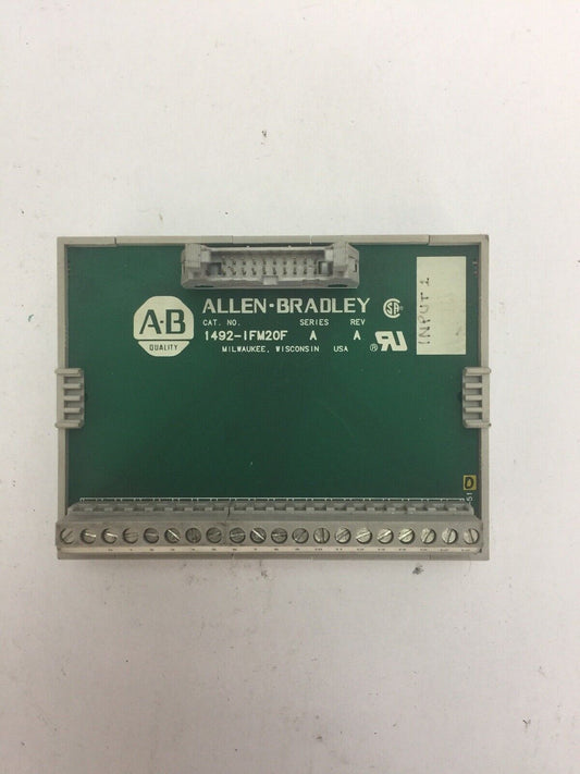 ALLEN BRADLEY 1492-IFM20F INTERFACE MODULE SER A REV A