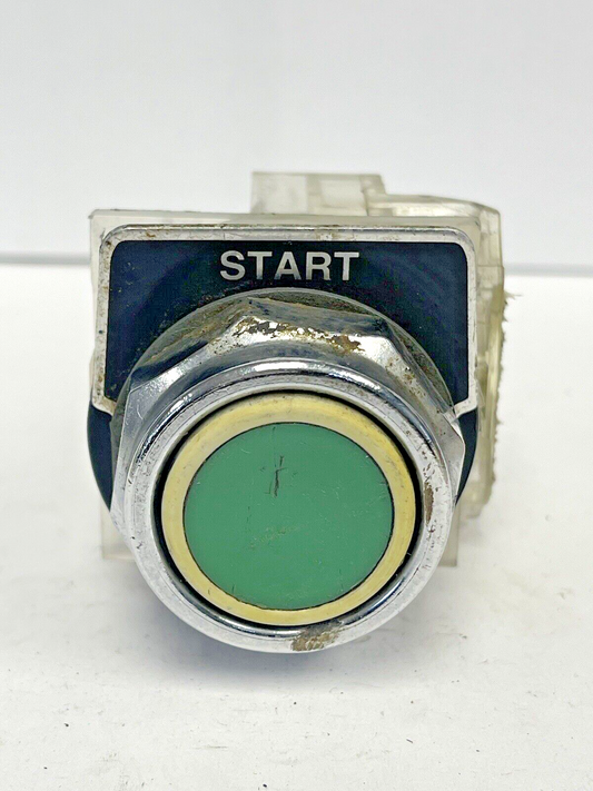 SQUARE D - 9001 KA1 - SERIES K - CONTACT BLOCK WITH GREEN PUSH BUTTON  START
