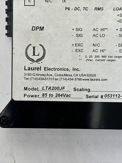 LAUREL ELECTRONICS LTA200JF TRANSMITTER 85-264VAC *PARTS*