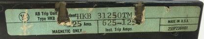 WESTINGHOUSE HKB31250TM TRIP UNIT 125AMP 3POLE INST TRIP 625-1250A