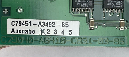 SIEMENS C79451-A3494-B16 CIRCUIT BOARD DISPLAY C79451-A3492-B5 CIRCUIT BOARD