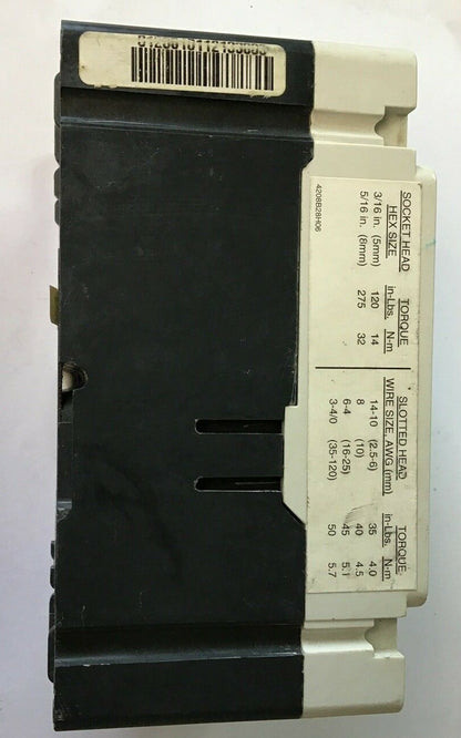 CUTLER HAMMER FI225 70A 480VAC/250VDC CIRCUIT BREAKER 50/60HZ