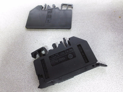 ALLEN-BRADLEY 1492-H TERMINAL BLOCK (22 Pcs) + 1492-N37 END BARRIER (2 Pcs)