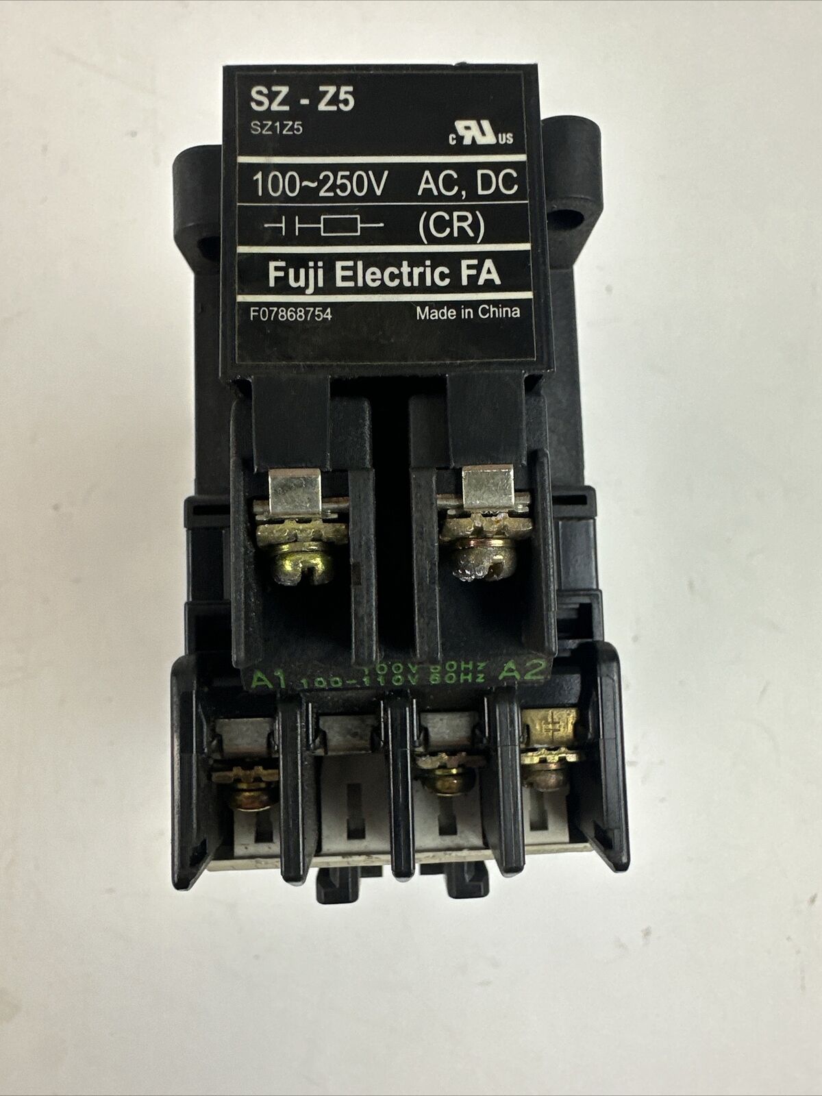 FUJI STARTER 4NC0F0#10 SC-0 3PH 5HP 600VAC COIL 100-110V 60HZ SZ-Z5 TR-0N
