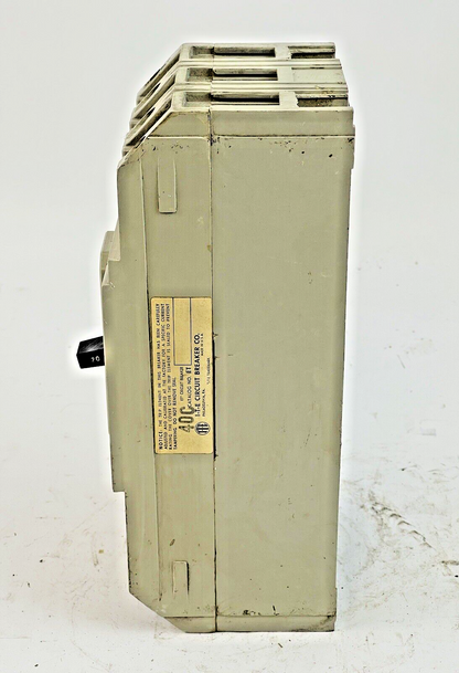 ITE / SIEMENS - H4161 - CIRCUIT BREAKER - 20 AMP, 250 DC, 600 VAC, 3 POLE